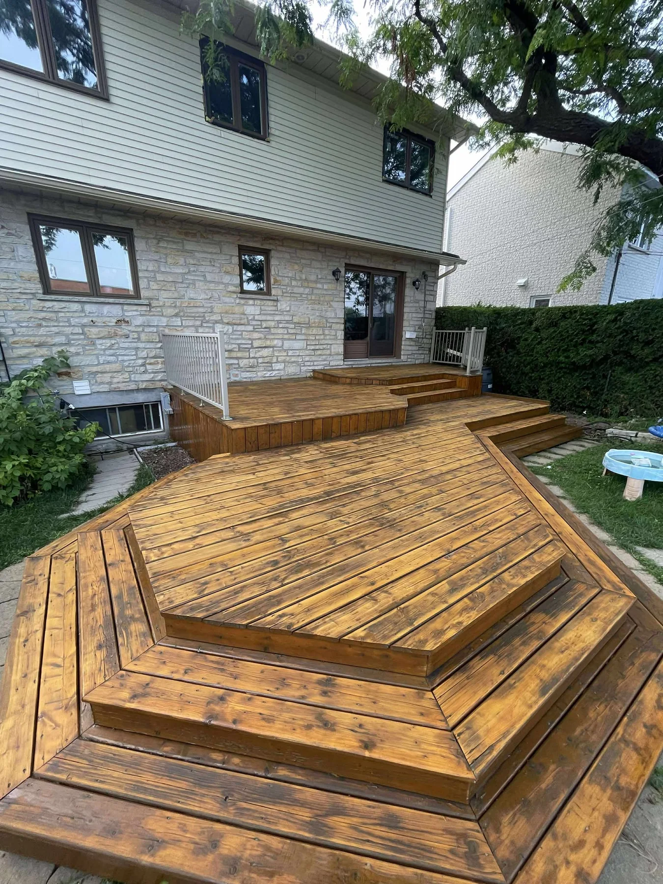 Wood Structure Painting & Staining by GOPAINT