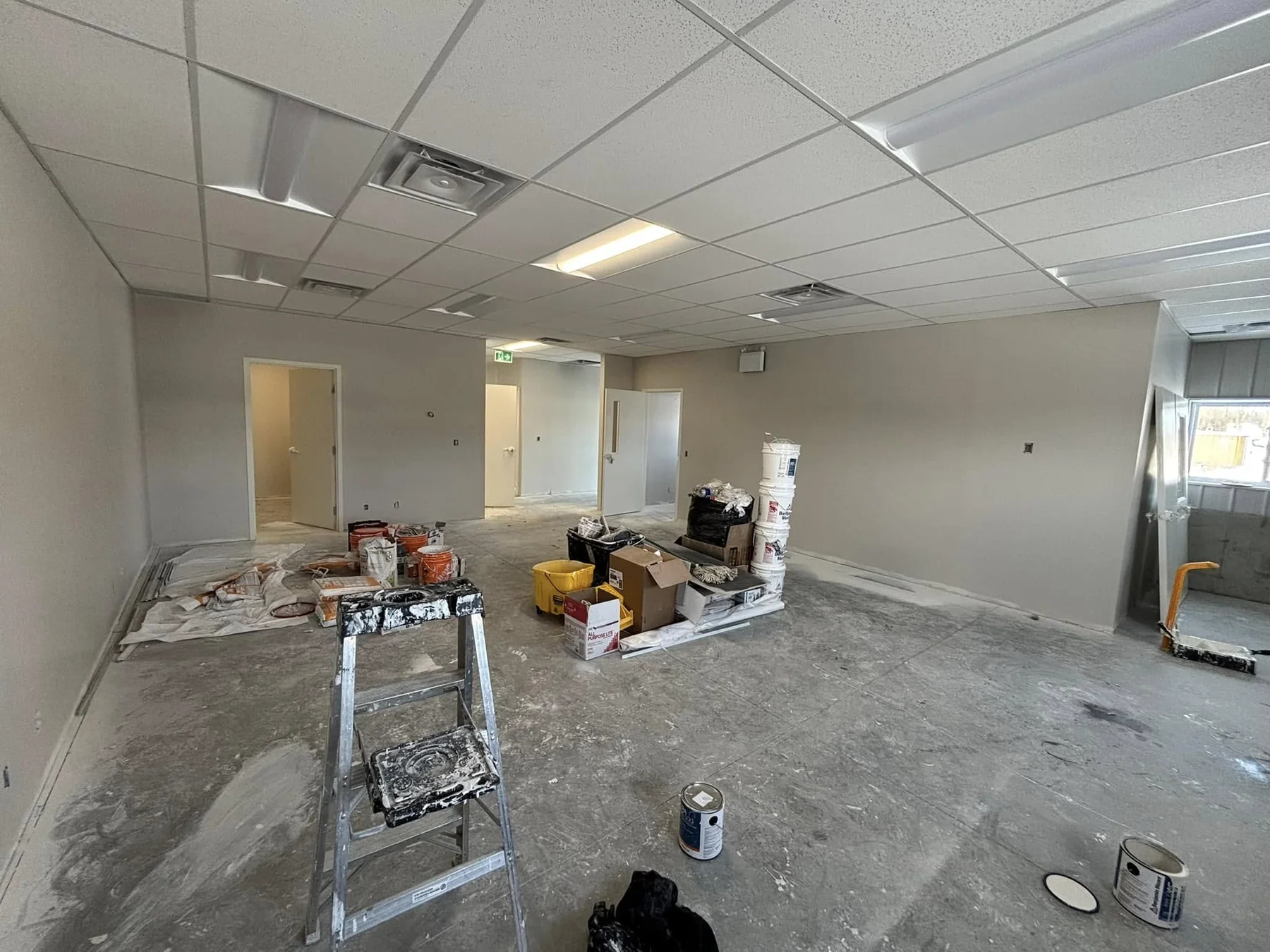 Commercial Office Space Painting by GOPAINT