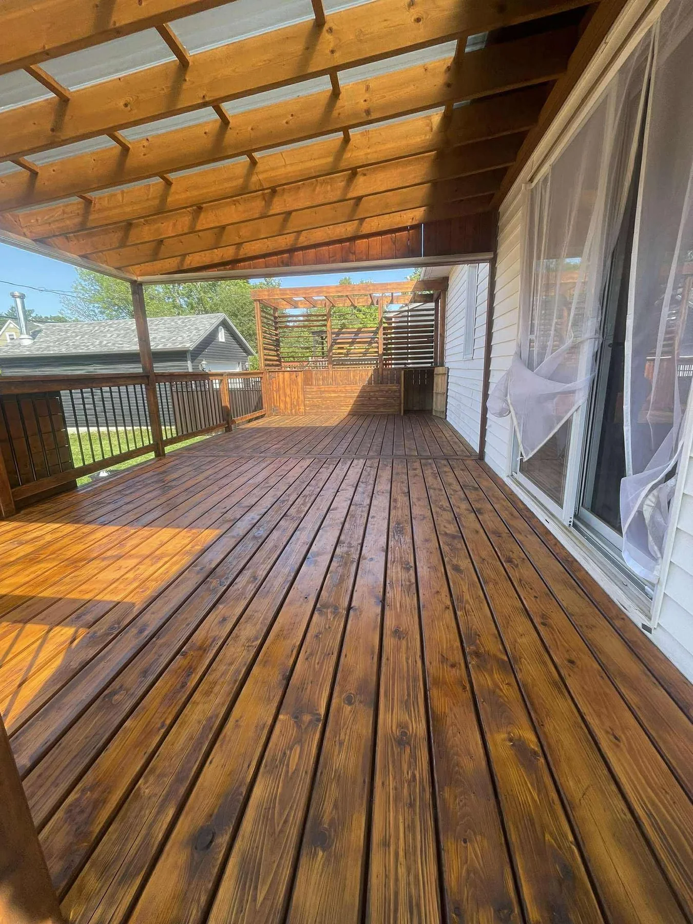 Wood Structure Painting & Staining by GOPAINT