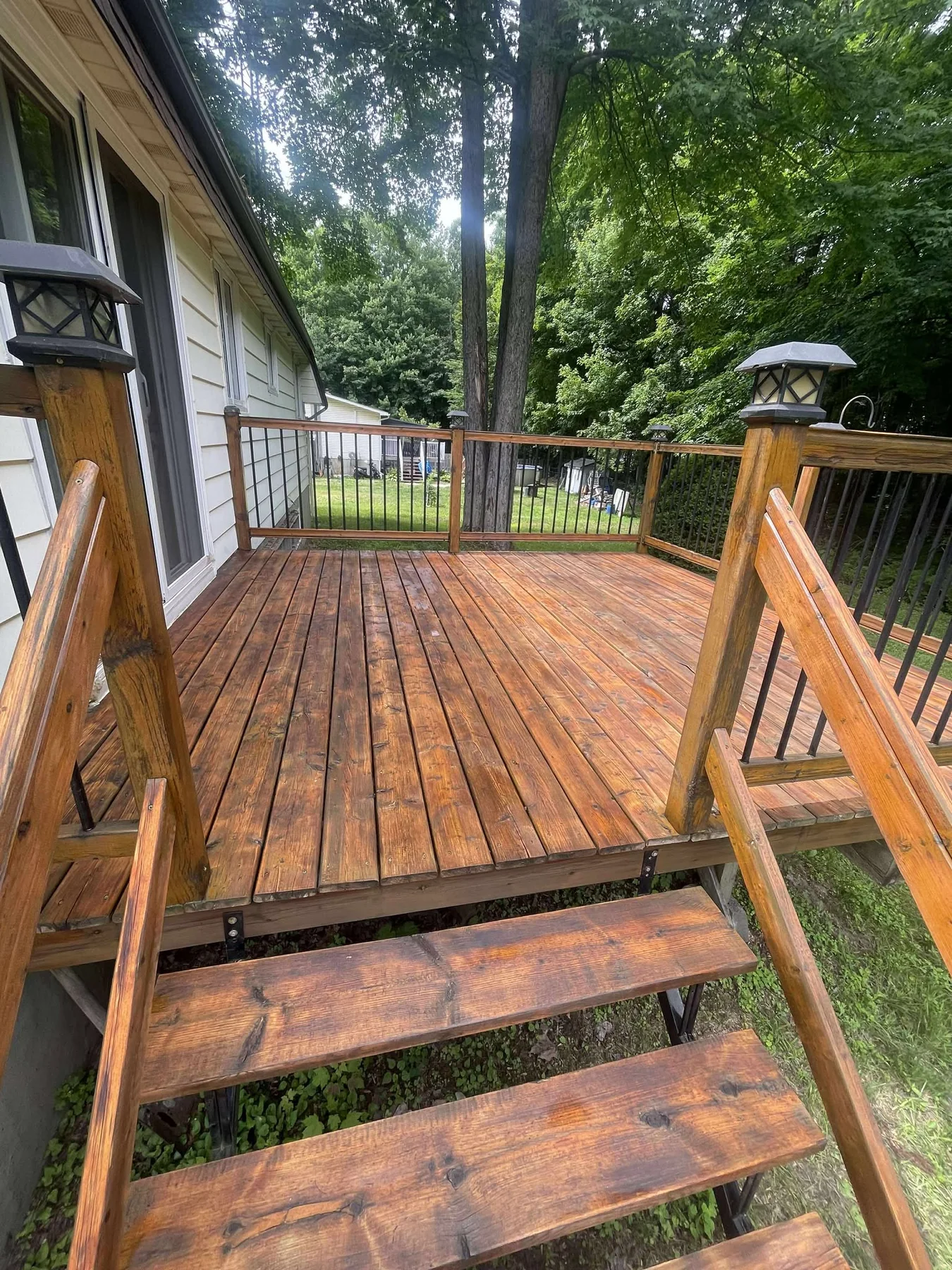 Wood Structure Painting & Staining by GOPAINT